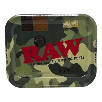 Bandeja De Metal Raw Camuflada 