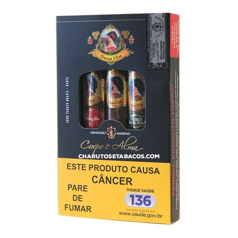 Charuto Dona Flor Corpo e Alma c/3 un
