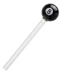 Piteira De Vidro Mega Longa Noname Bola 8