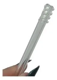Piteira De Vidro Noname S/Bocal Anti-Stess Rose
