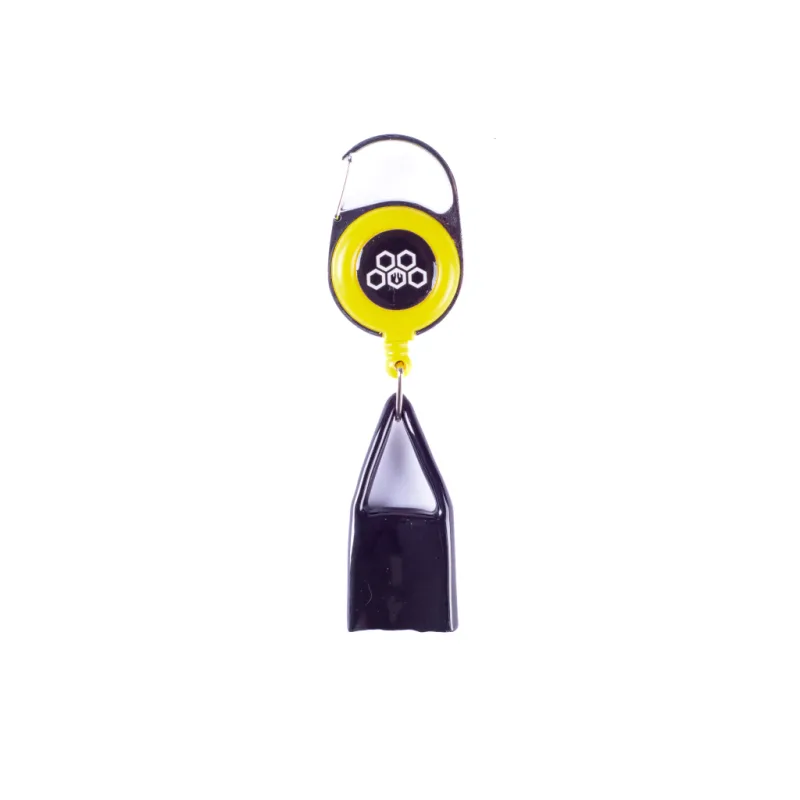Porta Isqueiro Anti Furto Amarelo