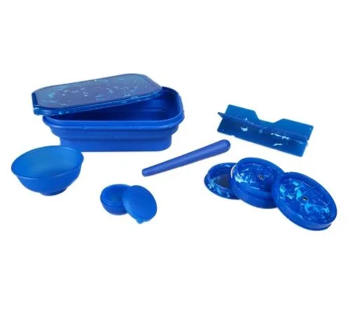 Kit Rok Para Bolar Azul 