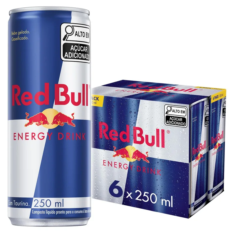 Pack de 6 Latas Red Bull Energético