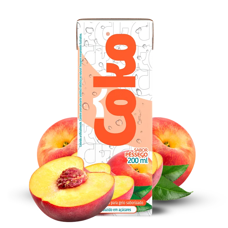 Gelo Côko Pêssego 200ml
