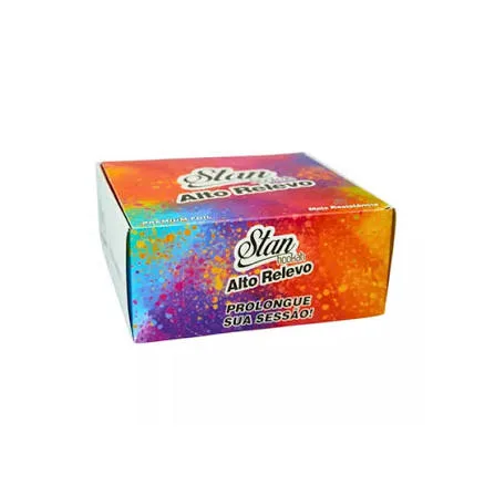 Aluminio Stan Alto Relevo 400 folhas