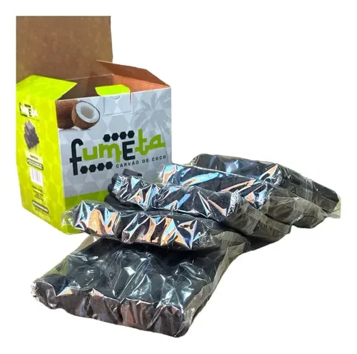Carvão de Coco Hexagonal Fumeta c/10un