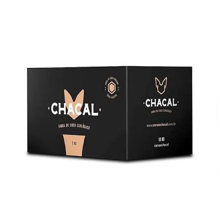 CARVÃO NARGUILE CHACAL HEXAGONAL 1kg