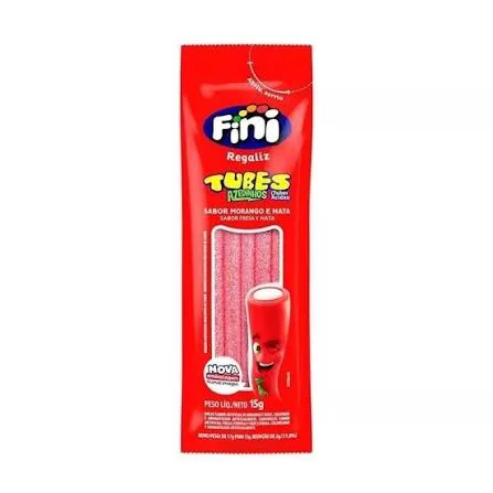 Tubes Morango Azedinho 15g - Fini