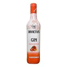 Gin Invictus Morango Com Pessego 900ml