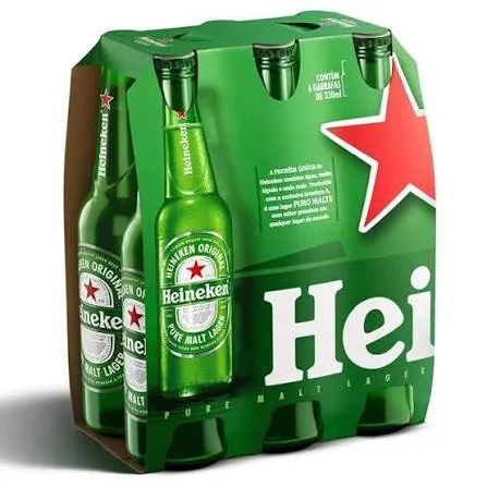 Cerveja Heineken 330ml Caixa com 6