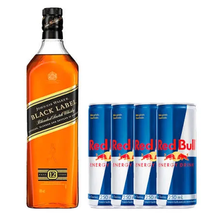 Combo Black Label com Red Bull