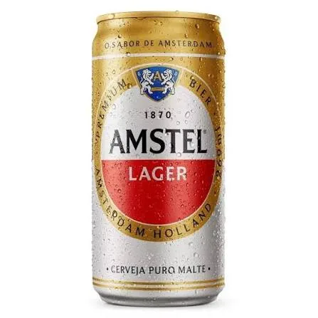 CERVEJA LAGER PURO MALTE AMSTEL LATA 269ML