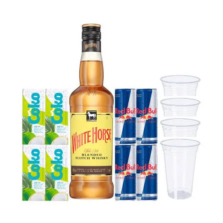 COMBO DE WHISKY WHITE HORSE 1L
