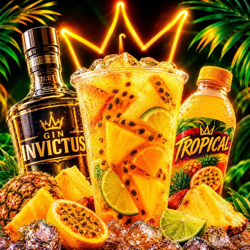 Copão de Gin Invictus Tropical Baly 700ml