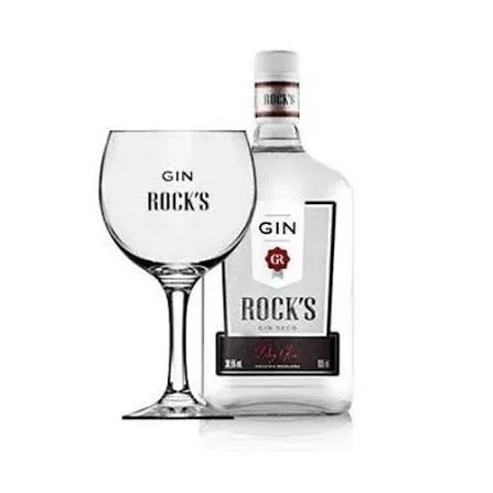 Gin Rock's Seco 1L com Taça