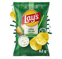 Salgadinho Batata Lays Sour Cream 62g