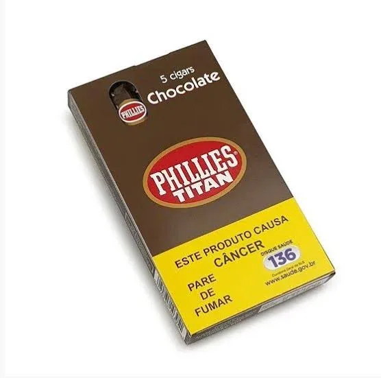 Charuto Phillies Titan Chocolate - Caixa 5un