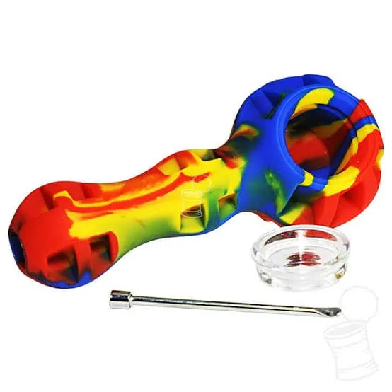 PIPE DE SILICONE HERB DAB NA BOA