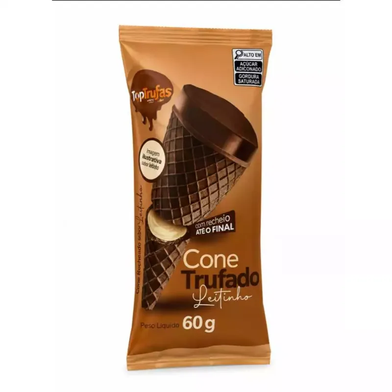 Cone Trufado Leitinho 60g