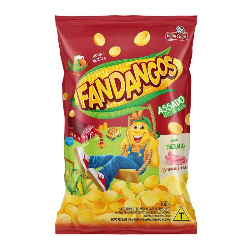 Salgadinho Presunto Elma Chips Fandangos 160G