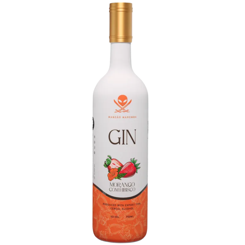 Morango com hibisco