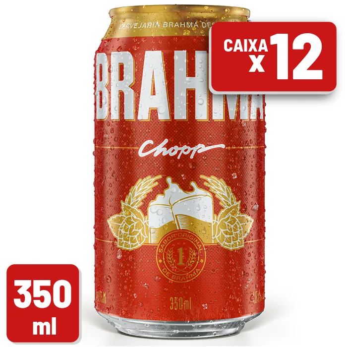 Brahma Chopp 350ml Cx C/12