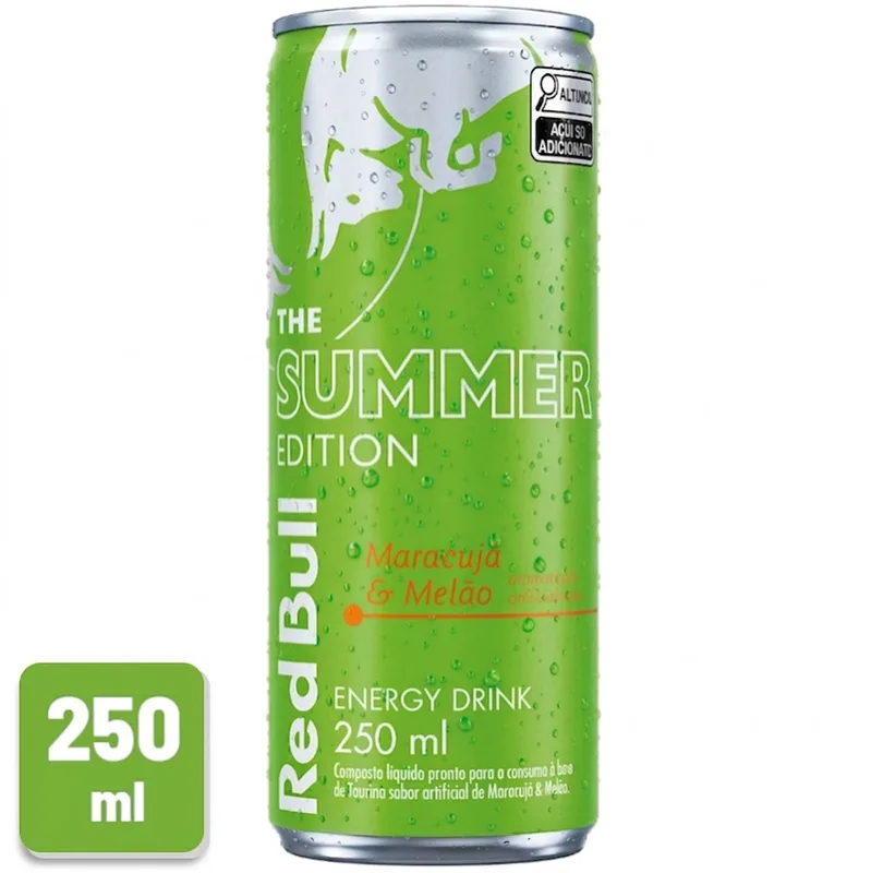 Red Bull Maracuja e Melão