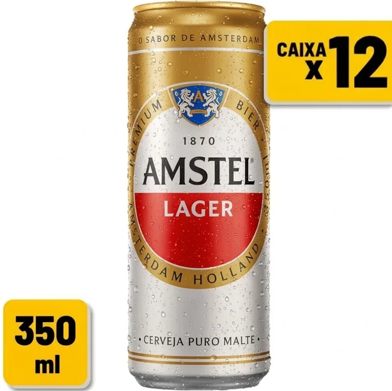 Amstel 350ml Cx C/12