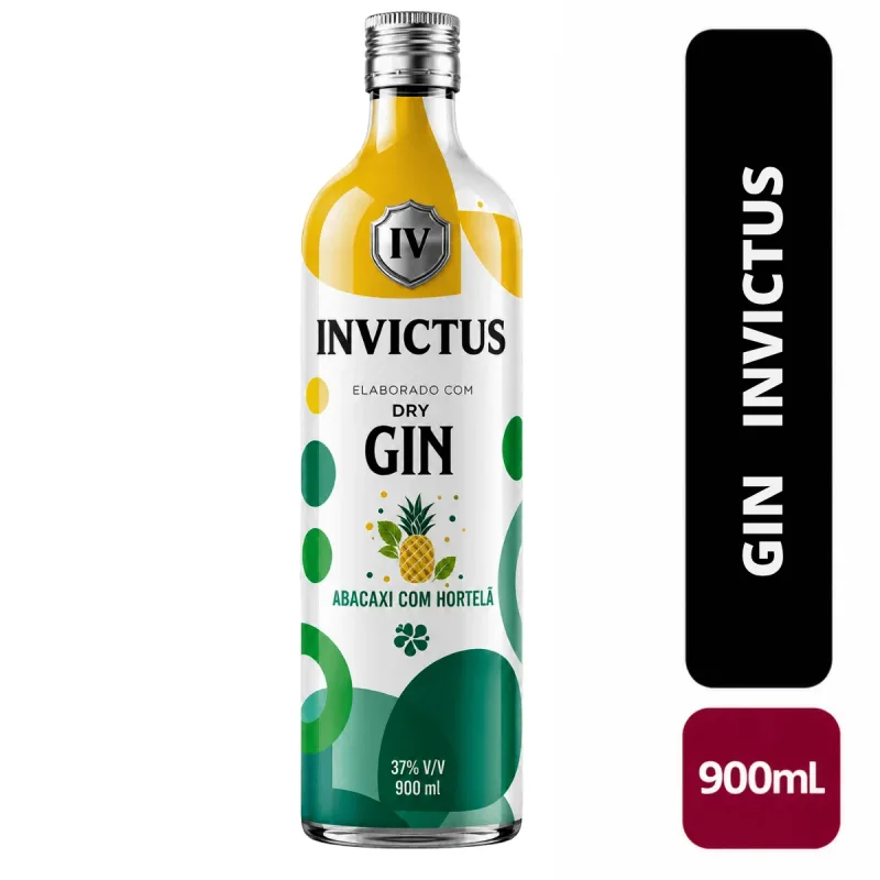 Gin Invictus Abacaxi Com Hortelã