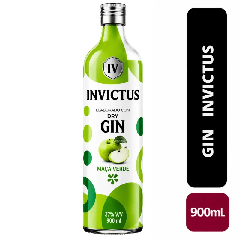 Gin Invictus Maçã Verde