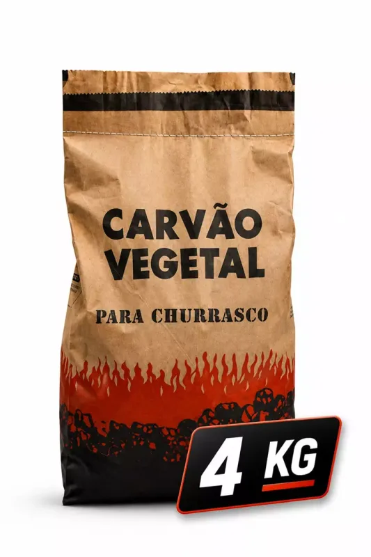 Carvão churrasco 4kg