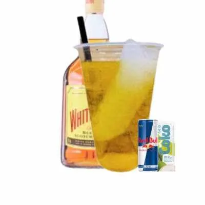 Dose de cavalo branco com redbull
