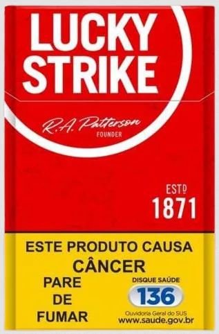 LUCKY STRIKE RED R.A PATTERSON