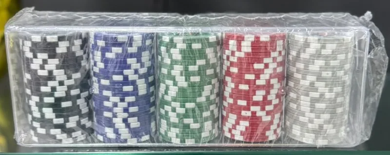 FICHA DE POKER COM 100 UNDS