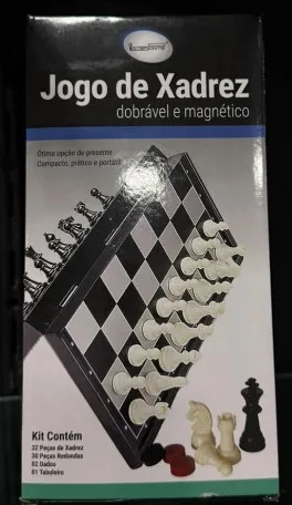 JOGO DE XADREZ PEÇAS MAGNETICAS