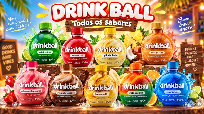 Drink Ball - Sabores 