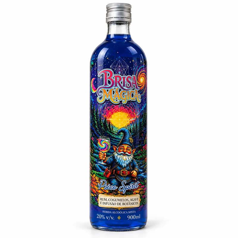 Garrafa Brisa Magica - Psico Spirit 900Ml