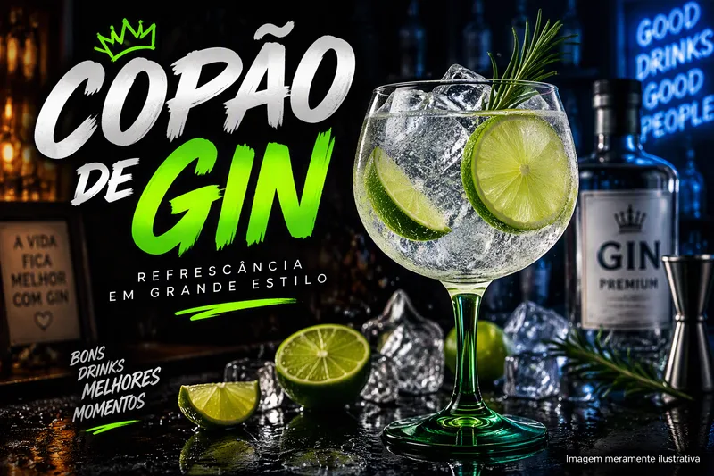 Copo de Gin - (Sabores)