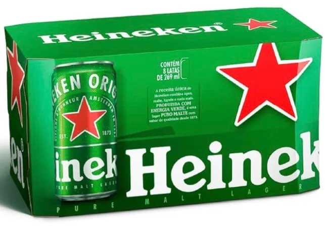 Caixa Heineken 269ml c/ 8