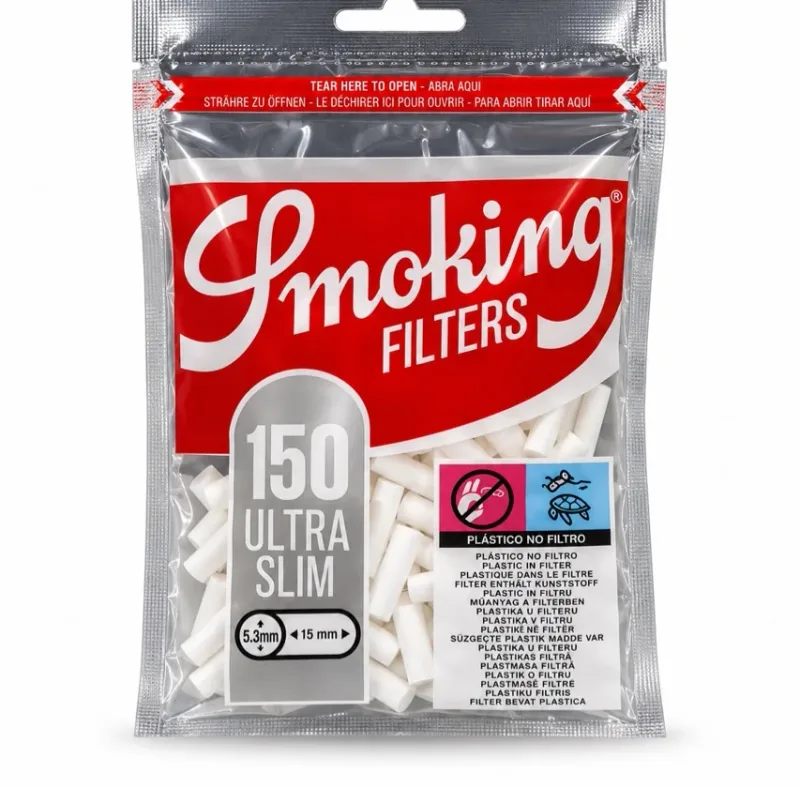 Filtro para tabaco Smoking 150un