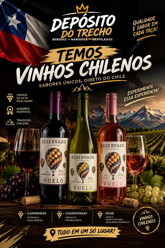 Vinho chileno / argentino 