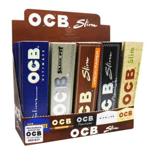 Caixa De Seda Ocb Mix King Size - 50 Unidades
