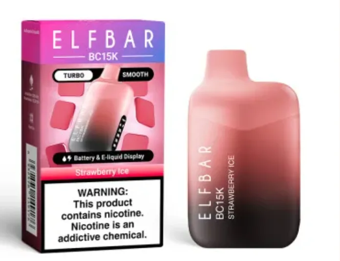 VAPE ELFBAR STRAWBERRY ICE 15K