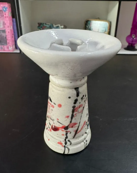 Rosh Mukabowl - Mukabowl Branco com detalhes em preto e vermelho