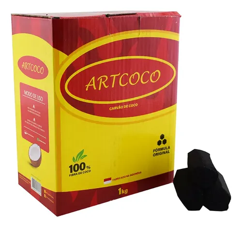 Carvões Art Coco - Art coco 1kg