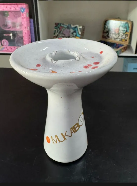 Rosh Mukabowl - Mukabowl Branco com detalhes vermelho