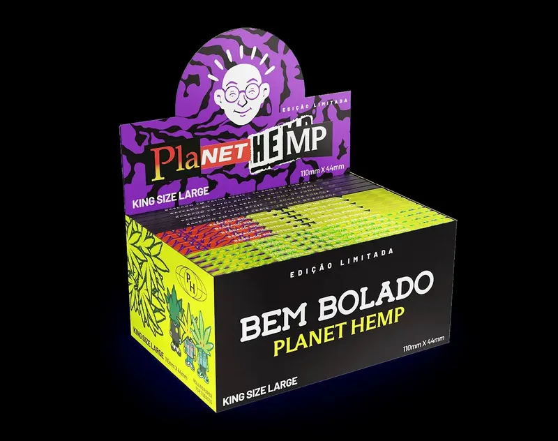 Sedas Bem bolado - Seda Planet Hemp King Size
