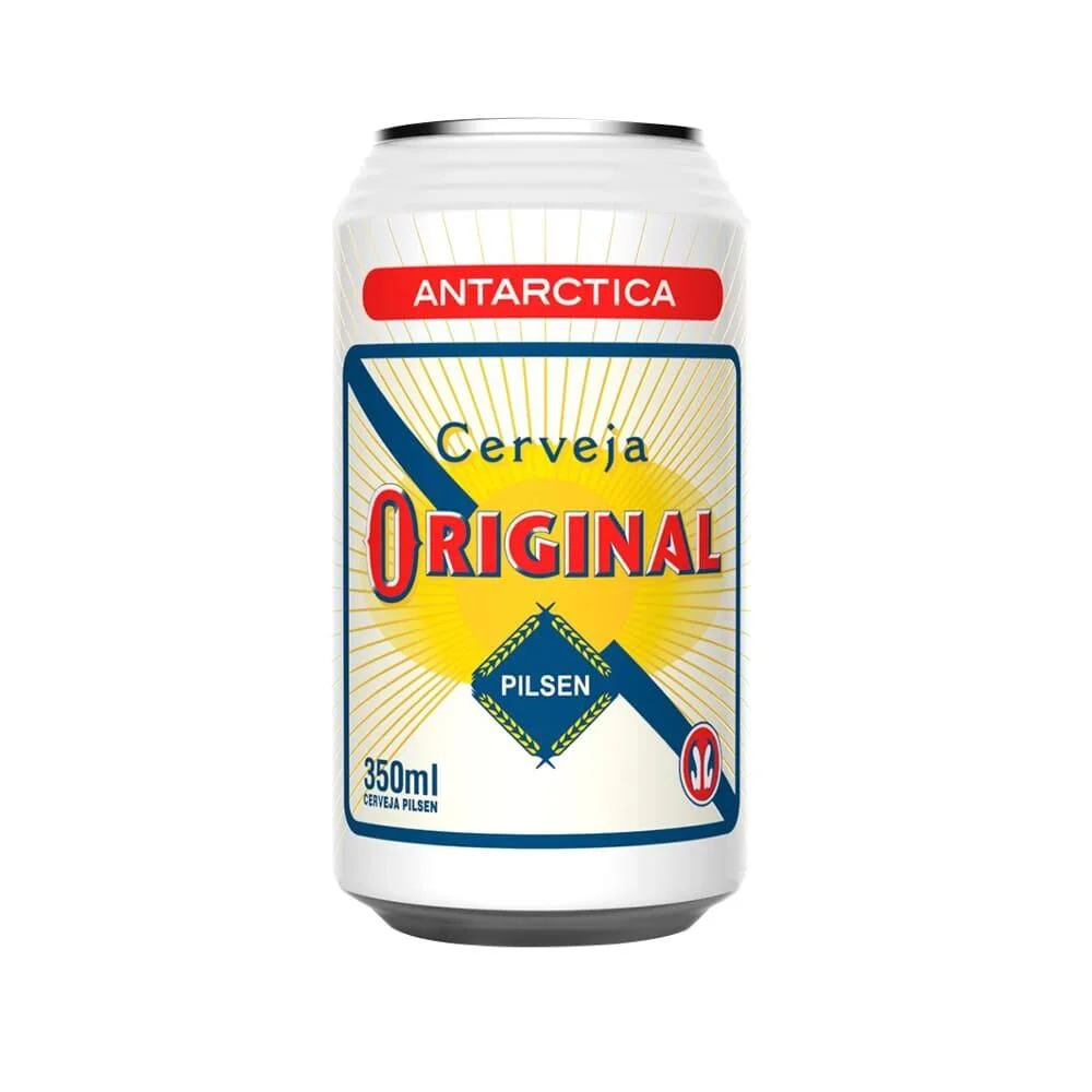 Cerveja Antarctica Original Pilsen Lata 350ml.